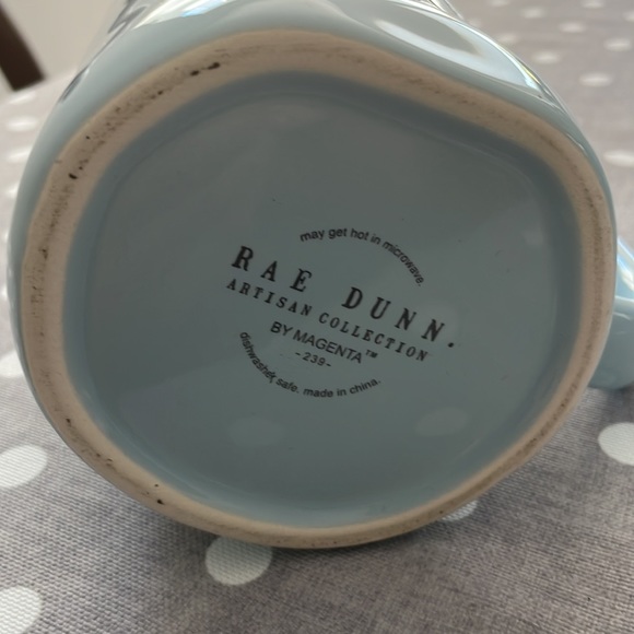 Rae Dunn Mug, New without tags, Light blue inside and outside - Picture 3 of 3